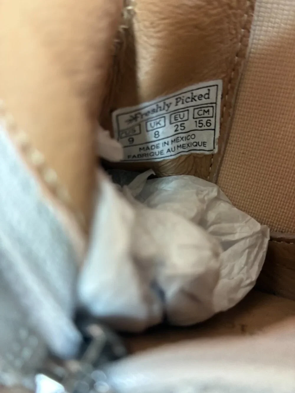 NWT Freshly Picked Grey Suede Bellevue Boot